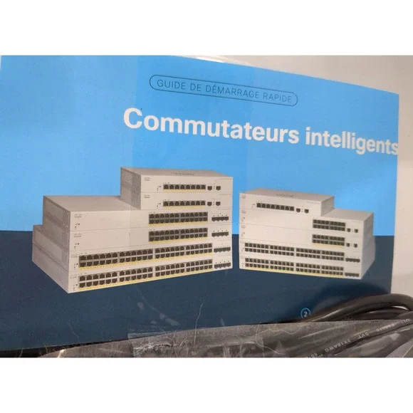 Cisco CBS220-48T-4G-NA 48 Port Rack Mountable Ethernet Switch Computer Use